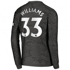 Fußballtrikots Manchester United Williams 33 2020-2021 Langarm Auswärts-trikot kaufen